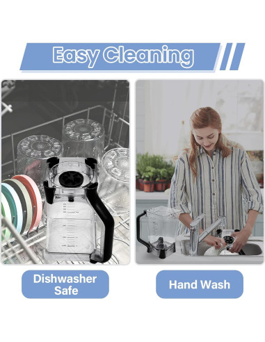 Jarra de Reemplazo 2,07L WARDFYT para Ninja BL610 y más