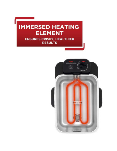 Freidora Profunda T-fal 3.5L Acero Inoxidable 1700W