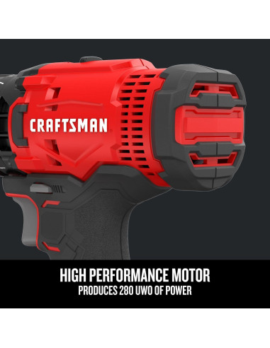 Taladro Atornillador Inalámbrico Craftsman V20 20V 1,27 cm