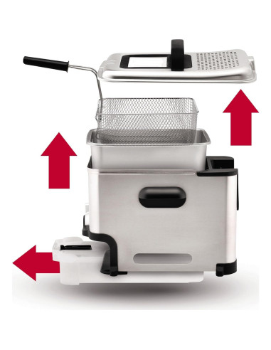 Freidora Profunda T-fal 3.5L Acero Inoxidable 1700W
