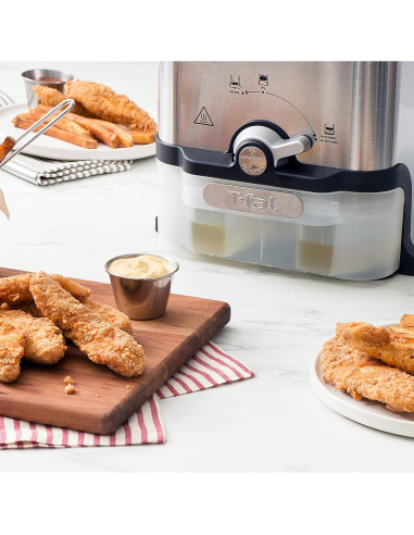 Freidora Profunda T-fal 3.5L Acero Inoxidable 1700W