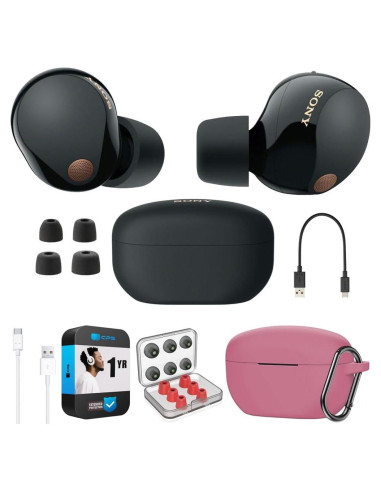 Sony WF-1000XM5 Auriculares Inalámbricos con Funda Rosa