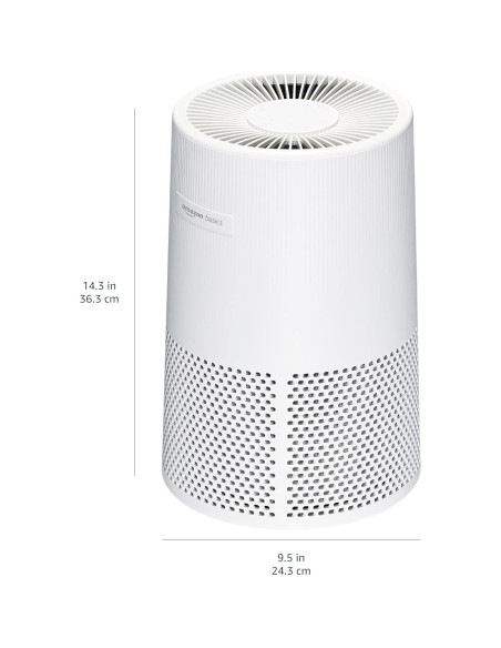 Purificador de Aire Amazon Basics AC2224A 3 Etapas 99 m