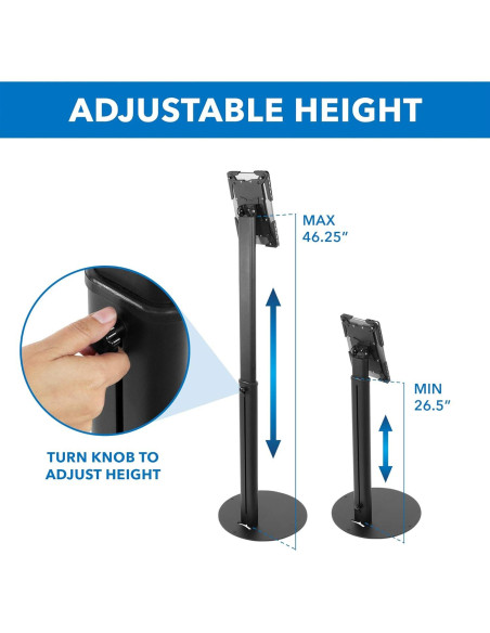 Soporte Kiosco Antirrobo Mount-It! para Tabletas 9.7-13"