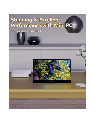 Monitor Portátil INNOCN 15.6" OLED 1080P USB C HDMI