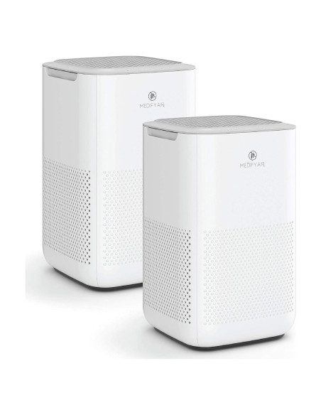 Purificador de Aire Medify MA-15 HEPA H13 54 m Blanco Pack 2
