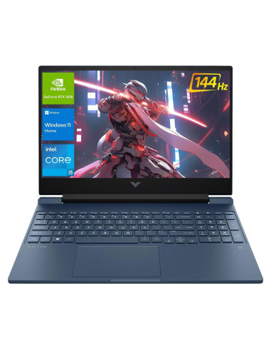 Laptop HP Victus 15.6" i5 RTX 3050 16GB 1TB FHD Azul