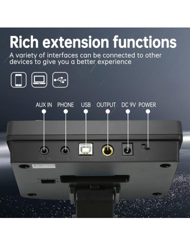 Batería Electrónica AODSK AED-403 con Pads de Malla