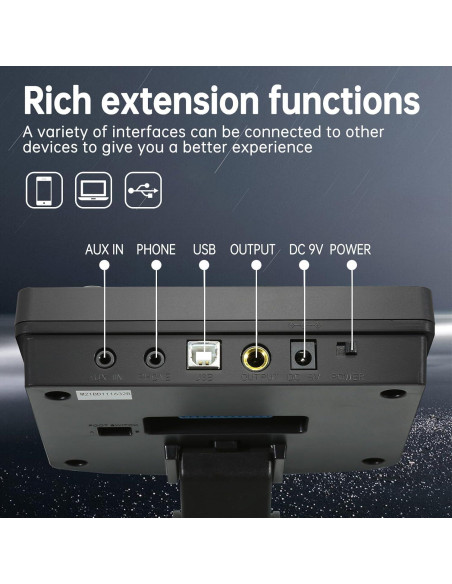 Batería Electrónica AODSK AED-403 con Pads de Malla