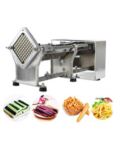 Cortadora de Papas Francesas Eléctrica BNDHKR 3 Cuchillas Acero Inoxidable