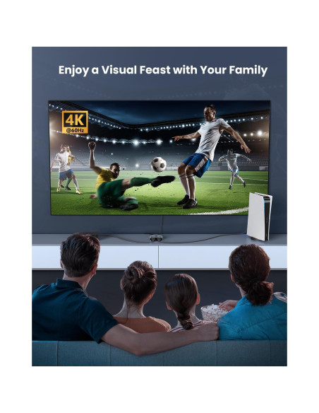 Interruptor HDMI 4K 60Hz Vilcome, Divisor Bidireccional 2 en 1