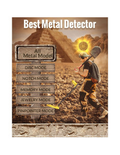 Detector de Metales MIYAY QA-TCQ-02 LCD Impermeable 5 Modos 2