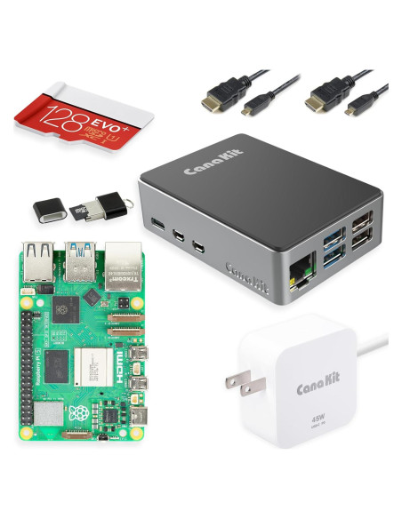 CanaKit Raspberry Pi 5 Kit Inicio PRO 128GB 8GB RAM