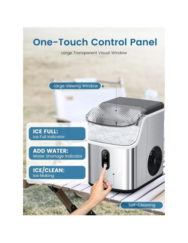 Máquina de Hielo Nugget COWSAR Z5815NB 15.42 kg/día