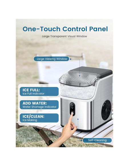 Máquina de Hielo Nugget COWSAR Z5815NB 15.42 kg/día