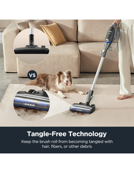 Aspiradora de varilla Eureka NES520BL para pelo de mascota