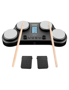 Batería Eléctrica PD405 HXW, 4 Pads Sensibles, 163 Sonidos