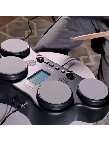 Batería Eléctrica PD405 HXW, 4 Pads Sensibles, 163 Sonidos