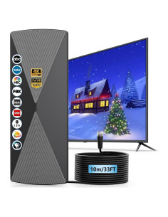 Antena de TV Digital HD Oyned AN-3040 Interior/Exterior 1200 km