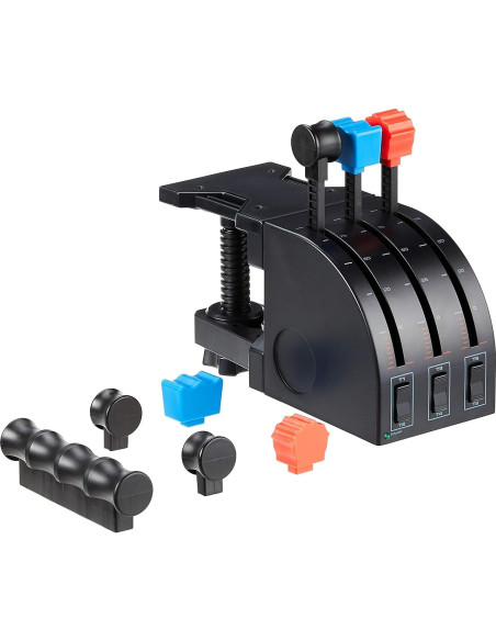 Logitech G Saitek PRO Flight Throttle Quadrant - 3 Ejes USB