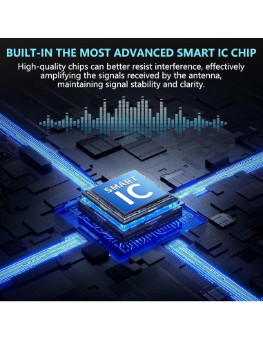 Antena de TV Digital HD Oyned AN-3040 Interior/Exterior 1200 km