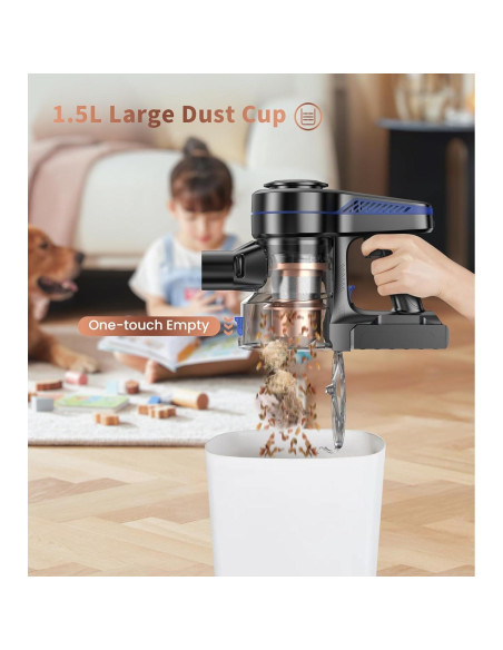 Aspiradora Inalámbrica NADALY A13 120W 1.5L Antienredos