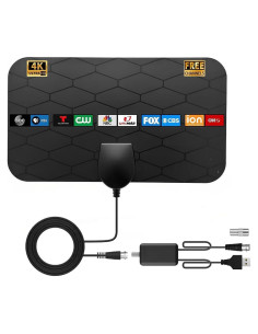 Antena de TV Digital Interior XIANGLYO 4K 1080p con Amplificador