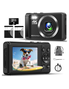 Cámara Digital LinSewsy DC065 44MP 4K Zoom 16X Compacta