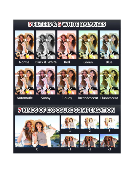 Cámara Digital LinSewsy DC065 44MP 4K Zoom 16X Compacta