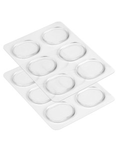 Eison Almohadillas de Gel para Tambores 12 Piezas Transparente