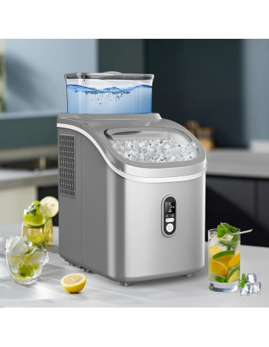 Máquina de Hielo COWSAR 30 kg/día Portátil Gris