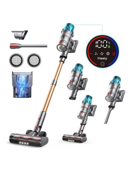 Aspiradora Inalámbrica Fieety V7 550W 60min 6 en 1