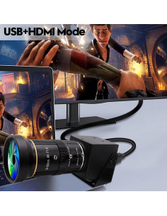 Cámara 4K IFWATER USB HDMI 10X Zoom Enfoque Variable 2