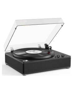 Reproductor de Vinilo DANFI AUDIO TE-3008 Bluetooth 3 Velocidades