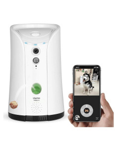 Dispensador de golosinas para perros SKYMEE con cámara Full HD
