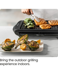 Parrilla Eléctrica Interior Chefman 1220W Antiadherente 2