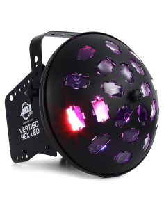 Luces de Escenario LED ADJ Vertigo HEX 12W Negro