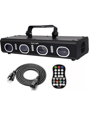 Luz Láser de Fiesta KisMee DQ-R60 RGBP Control Remoto