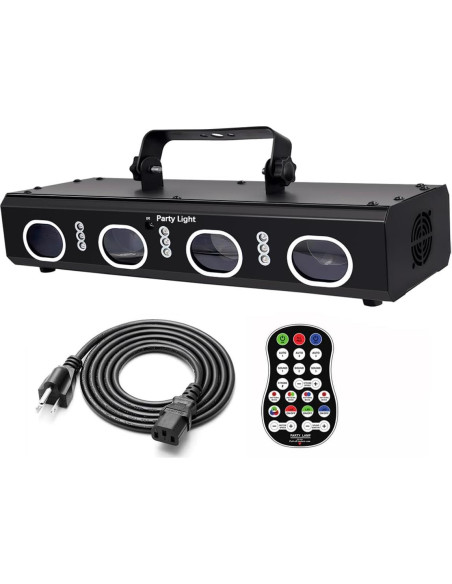 Luz Láser de Fiesta KisMee DQ-R60 RGBP Control Remoto