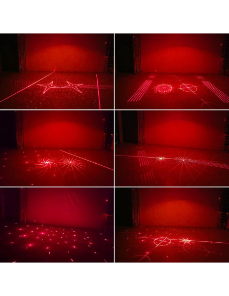 Luz Láser de Fiesta KisMee DQ-R60 RGBP Control Remoto