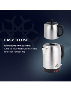 Hervidor Eléctrico Ethniq TeaVibe 1.7L con Infusor 2