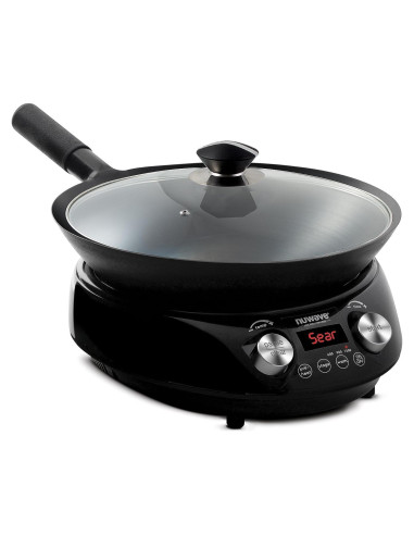 Wok de Inducción Nuwave 14" Acero Carbono Antiadherente