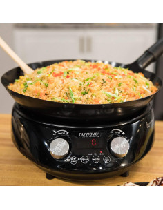 Wok de Inducción Nuwave 14" Acero Carbono Antiadherente 2