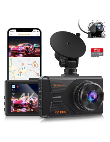 Cámara Dash SPADE 4K Delantera y Trasera WiFi GPS 64GB