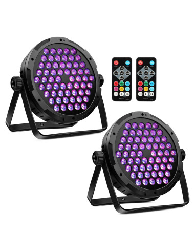 Luces Par RGB 90W 60LEDs OPPSK con Control Remoto y DMX