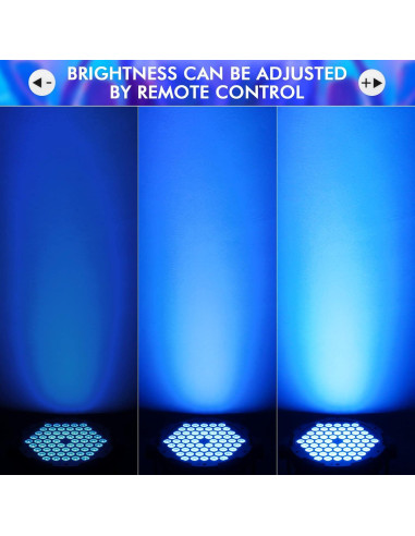 Luces Par RGB 90W 60LEDs OPPSK con Control Remoto y DMX