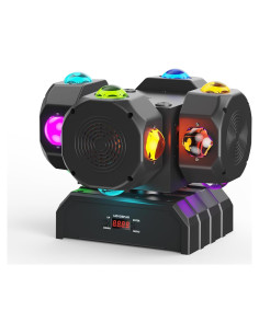 HOLDLAMP 200W LED Cabeza Móvil 4 Cabezas RGBW DMX