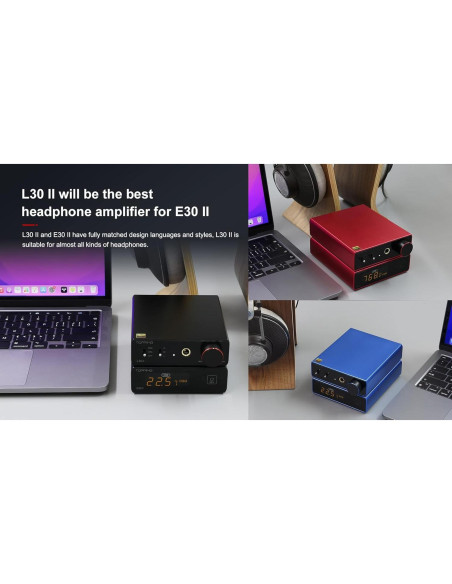 DAC Preamp TOPPING E30 II Hi-Res 32Bit/768kHz Negro