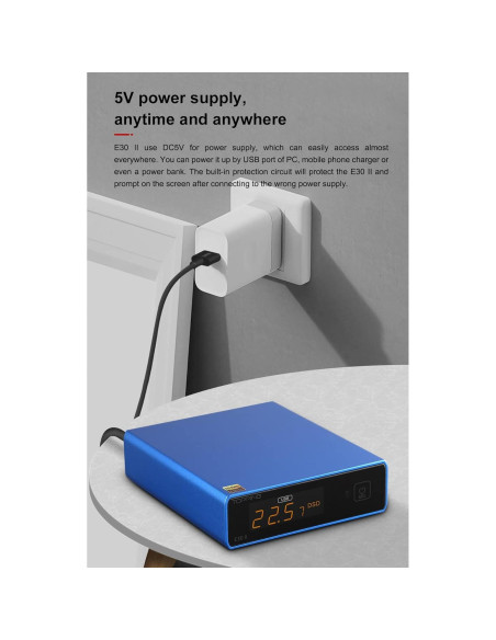 DAC Preamp TOPPING E30 II Hi-Res 32Bit/768kHz Negro