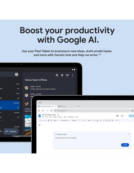 Google Pixel Tablet - 11" Android - 256 GB - Porcelana